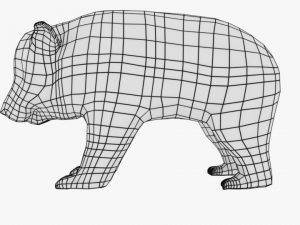 low poly rigged animal collection Model 3D