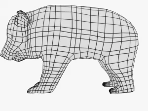 low poly rigged animal collection 3D Model