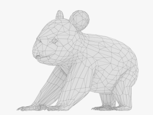 low poly rigged animal collection Model 3D