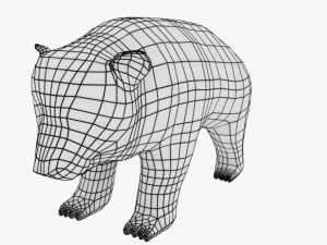 low poly rigged animal collection Model 3D