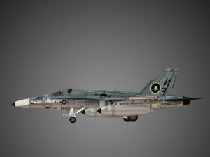 f 18 super hornet boeing 3Dモデル