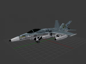 f 18 super hornet boeing 3D Model