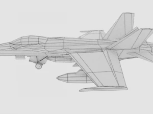 f 18 super hornet boeing 3D Model