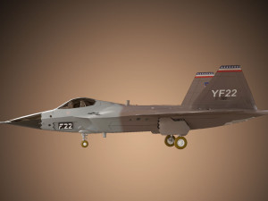 f 22 raptor 3D Model