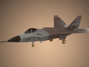 f 22 raptor 3D Модель