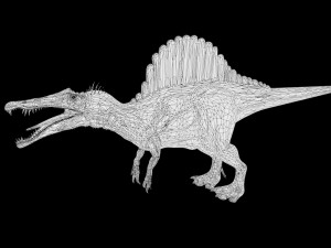 spinosaurus low poly rigged 3D Model