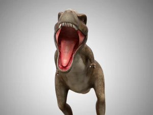 giganotosaurus dinozor d&uuml;ş&uuml;k poli oyunu hazır hileli 3D Model
