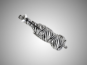 zebra low poly rigged 3D 模型