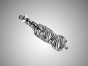 zebra low poly rigged 3D Model