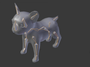 siamese cat low poly rigged Modelo 3D