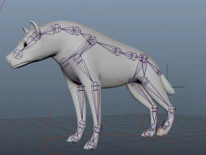 dog low poly rigged collection 3D Model