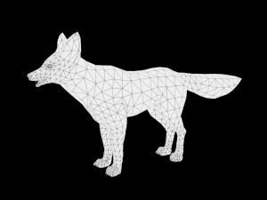 dog low poly rigged collection 3D Модель