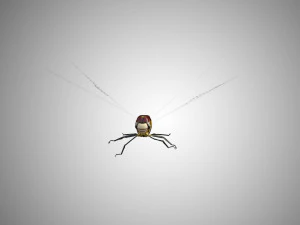 dragon fly low poly rigged 3D Model