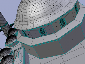 3d moschee mosque masjid islaminc gate model Modelo 3D