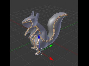 realistic rigged low poly squirrel game ready Modelo 3D