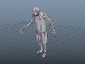 realistic rigged high detailed low poly chimpanzee 3d Model 3D