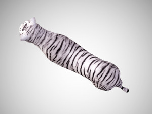 realistic high detailed rigged low poly sumatran white tiger 3d 3D Модель