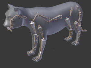 realistic high detailed rigged low poly sumatran white tiger 3d 3D Модель