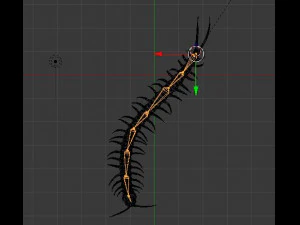 centipede 3D Model
