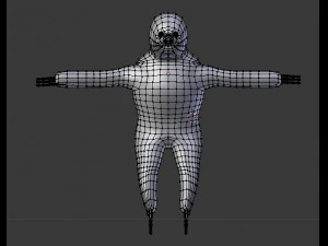 sloth rigged low poly 3D Model