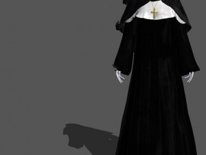 The nun Modelo 3D