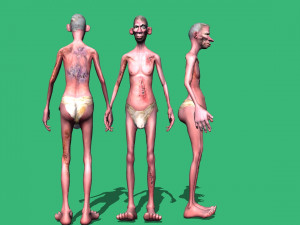 Pool zombie Modelo 3D
