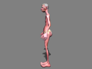 Pool zombie Model 3D