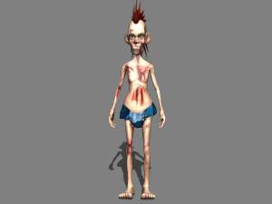 Pool zombie2 3D Modell