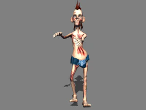 Pool zombie2 3D Modell