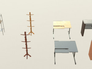 pbr furniture pack Modèle 3D