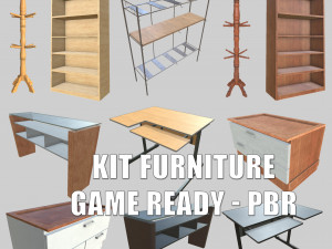 pbr furniture pack 3D Model
