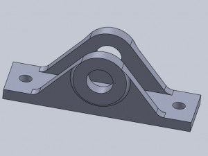 bearing block 3D-printmodel