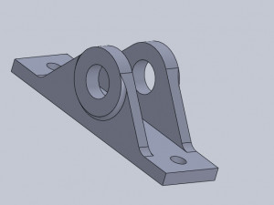 bearing block 3D Druckmodell