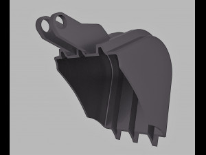 Mini Excavator Modelo 3D