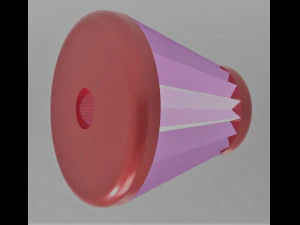 V6 Engine 3D Model