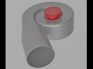 V6 Engine 3D Model