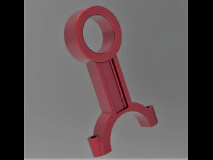 V6 Engine 3D Model