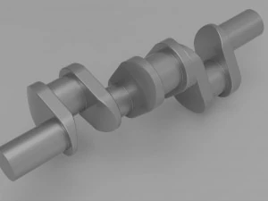 V6 Engine 3D Model