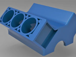 V6 Engine 3D Model
