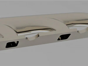 V6 Engine 3D Model
