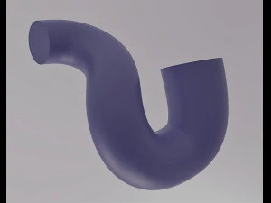 V6 Engine 3D Model
