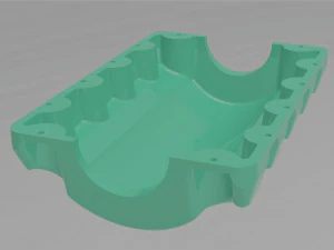 V6 Engine 3D Model