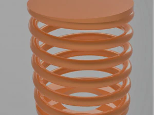 V6 Engine 3D Model