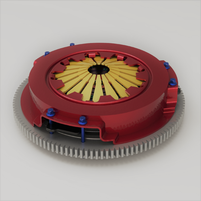 ClutchAssembly 3D मॉडल .c4d .max .obj .3ds .fbx .stl .blend