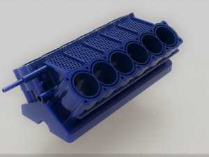 V12 Engine 3D Model
