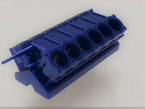 V12 Engine 3D Model