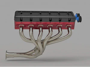 V12 Engine 3D Model