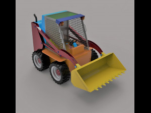Front Loader Modèle 3D