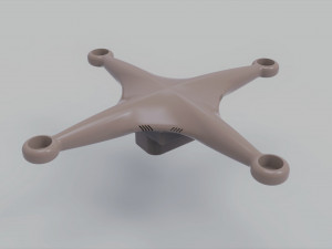 Drone Quadcopter 3D Model