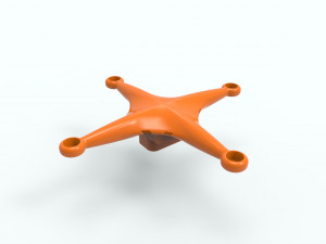 Drone Quadcopter 3D Model